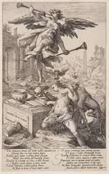 Allegorie des Ruhms und der Geschichte, aus Die römischen Helden