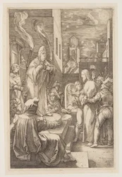 Christus vor Kaiphas, aus Die Passion