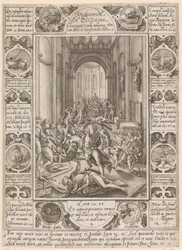 Dissidium in Ecclesia, Blatt 8 der Folge "Allegorien des christlichen Glaubens"
