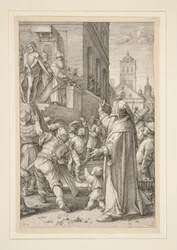 Ecce Homo, aus Die Passion, Nr. 8 in einer Serie von 12 Gravuren