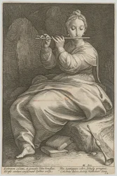 Euterpe, Blatt 6 der Folge "Neun Musen"