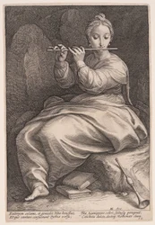 Euterpe, die Muse der Musik, aus Die Neun Musen