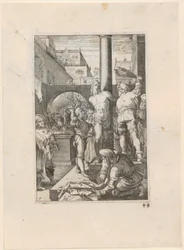 Geißelung Christi, Blatt 6 der Folge „Die Passion“