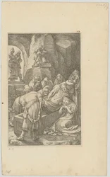 Grablegung, Blatt 11 der Folge „Die Passion“