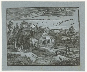 Landschaft mit Bauernhof (Vier kleine Landschaften)