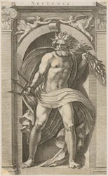 Neptun, Blatt 2 der Folge "Acht antike Gottheiten"