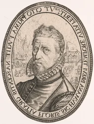 Porträt von Albert Fransz. Schatter