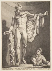 Der Apollo von Belvedere, aus Drei berühmte antike Statuen in Rom