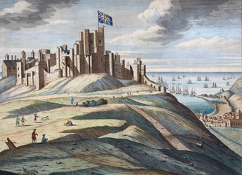 Dover Castle im frühen 18. Jahrhundert