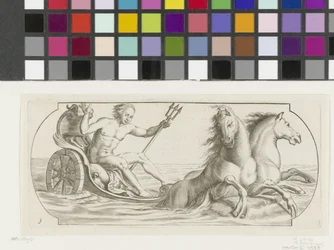 Neptun auf einem Streitwagen
