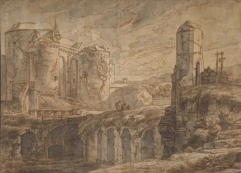 Das Tor von Brügge in Sluis, 1661