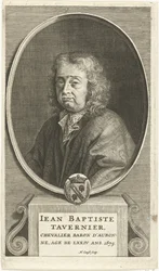 Porträt von Jean-Baptiste Tavernier (1605-1699)