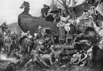 Begräbnis eines Waräger-Häuptlings