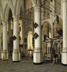 Innenraum der Nieuwe Kerk, Delft