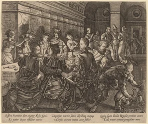 Bankett im Haus des Tarquinius Collatinus