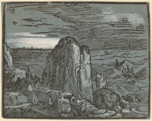 Klippe an einer Küste