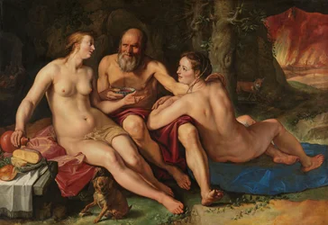 Lot und seine Töchter, 1616