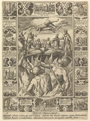 Punitio Tirannorum, aus Allegorien des christlichen Glaubens, aus Christliche und Profane Allegor...