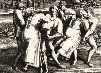 Tanzwut, Straßburg, Elsass, 1518