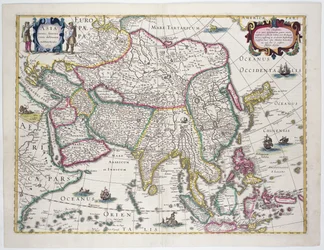 Allgemeine Karte einschließlich Arabien, Japan, der koreanischen Halbinsel und dem größten Teil des indonesischen Archipels, 1631