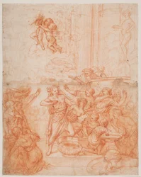 Coresius tötet sich aus Liebe zu Callirboe