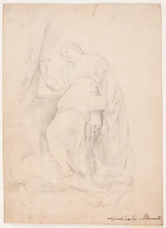 Jael tötet Sisara. Studie nach einer Komposition von Carlo Maratti (Mezzetti, S. 345, Nr. 150)