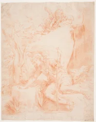 Narziss an der Quelle (Ovid, Met.III, 415)