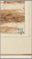 Zeichnung, Stadt an einem Kanal, 1750–70