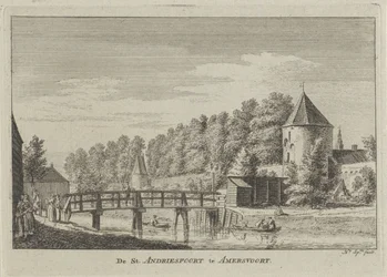 Ansicht des Sint Andriespoort in Amersfoort