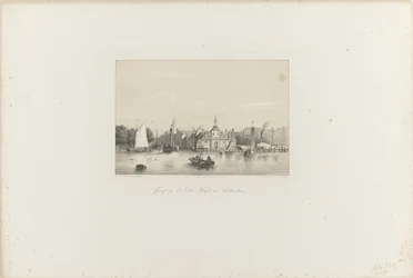 Ansicht des Alten Hauptes in Rotterdam, 1854