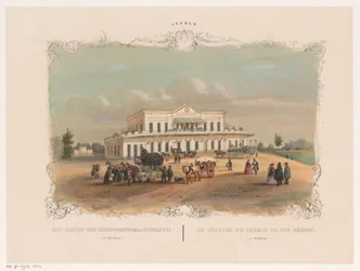 Ansicht des Bahnhofs in Arnhem