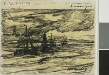 Schiffe auf See