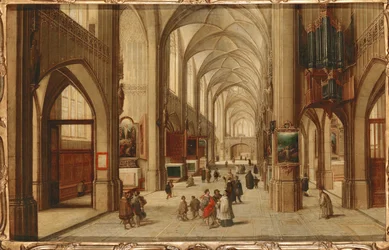 Innenraum einer gotischen Kirche