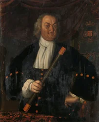 Porträt von Hendrik Swaardecroon, Generalgouverneur von Niederländisch-Indien
