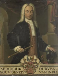 Porträt von Diederik van Durven, Generalgouverneur der Niederländischen Ostindien-Kompanie