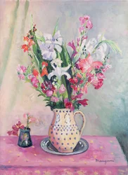 Gladiolen in einer Vase