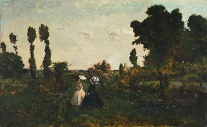 Landschaft mit Figuren