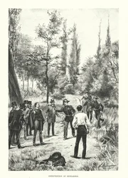 Eingreifen der Gendarmen