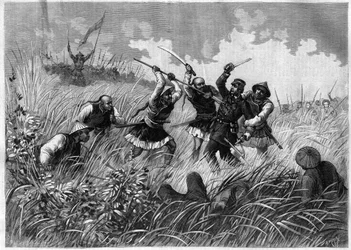 Eroberung von Tonkin (heutiges Vietnam) - Tod von Kommandant Henri Riviere (1827-1883), 19. Mai