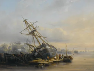 Reparaturen in der Werft