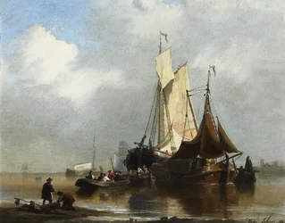 Schiffe in einem Hafen