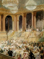 Empfang in den Tuilerien durch Napoleon III.