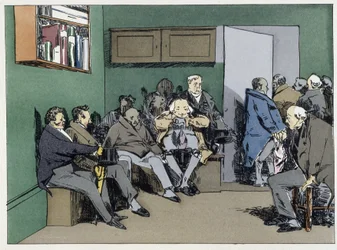 Ein Tag der Anhörung - in Administrative morals von Henri Monnier