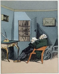 Büroleiter - in „Administrative Sitten“ von Henri Monnier