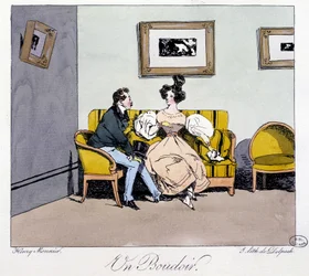 Ein Boudoir - in „Jadis et aujourd