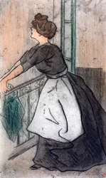 Zimmermädchen, um 1871-1919