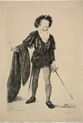 Faure in der Rolle des Hamlet