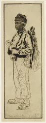 Der Schornsteinfeger, ca. 1890 (Radierung und Kaltnadel)