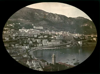Die Stadt und der Golf von Monaco