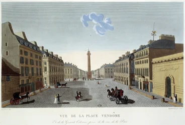 Place Vendôme, Ansicht der Rue de la Paix - Paris von Courvoisier